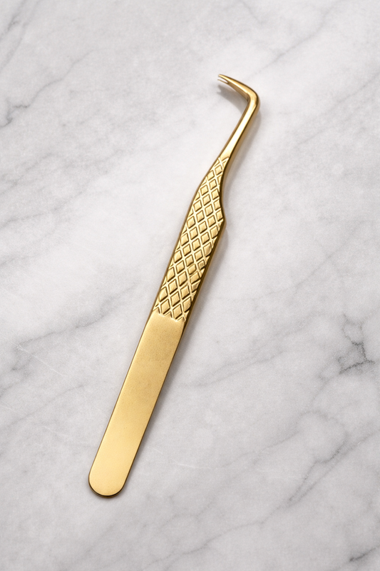 Gebogen Lash Pincet | Curved Tweezer